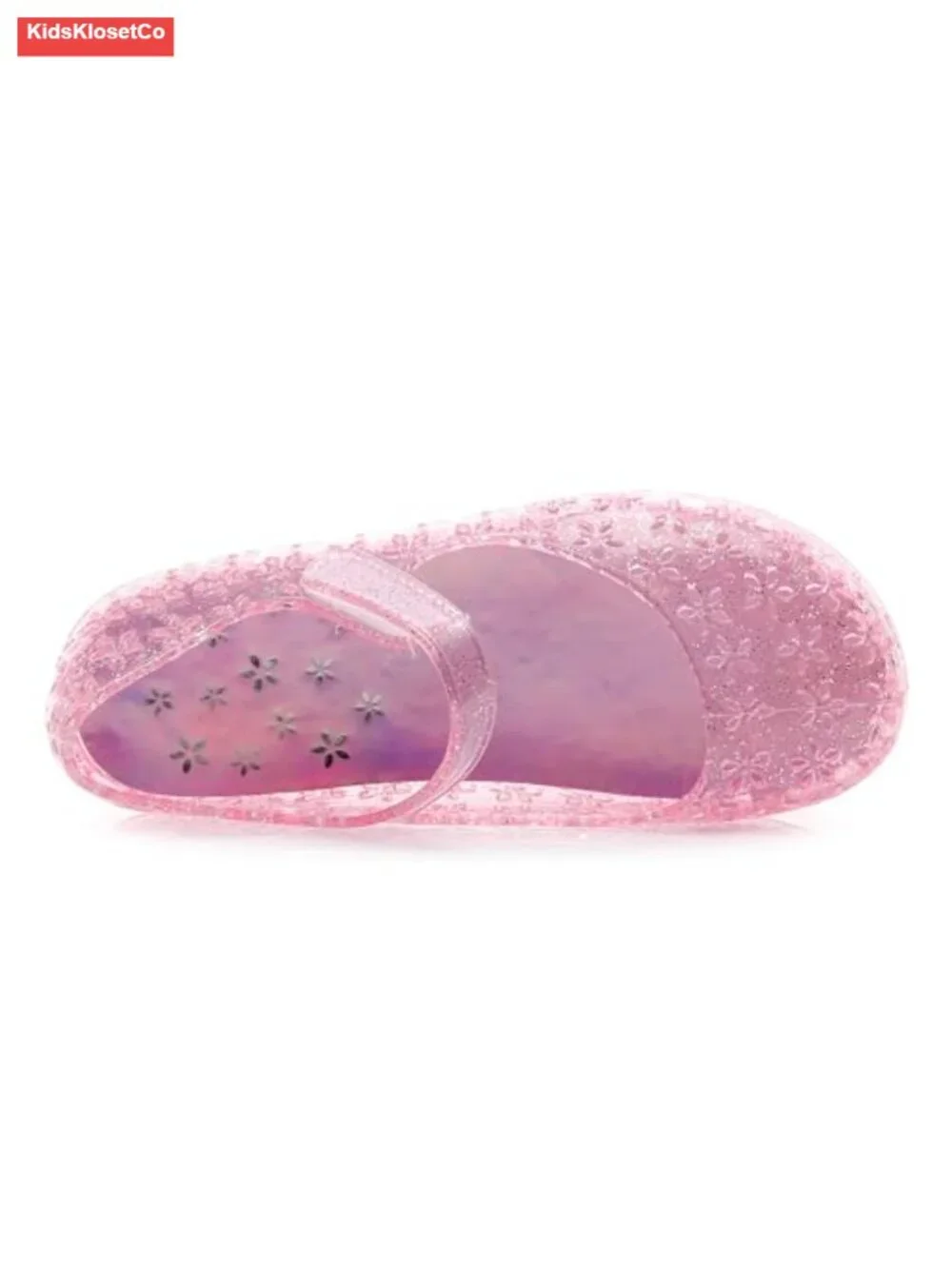 Toddler Girls Princess Dress Sandals Jelly Shoes Mary Jane Flats Hook Loop
